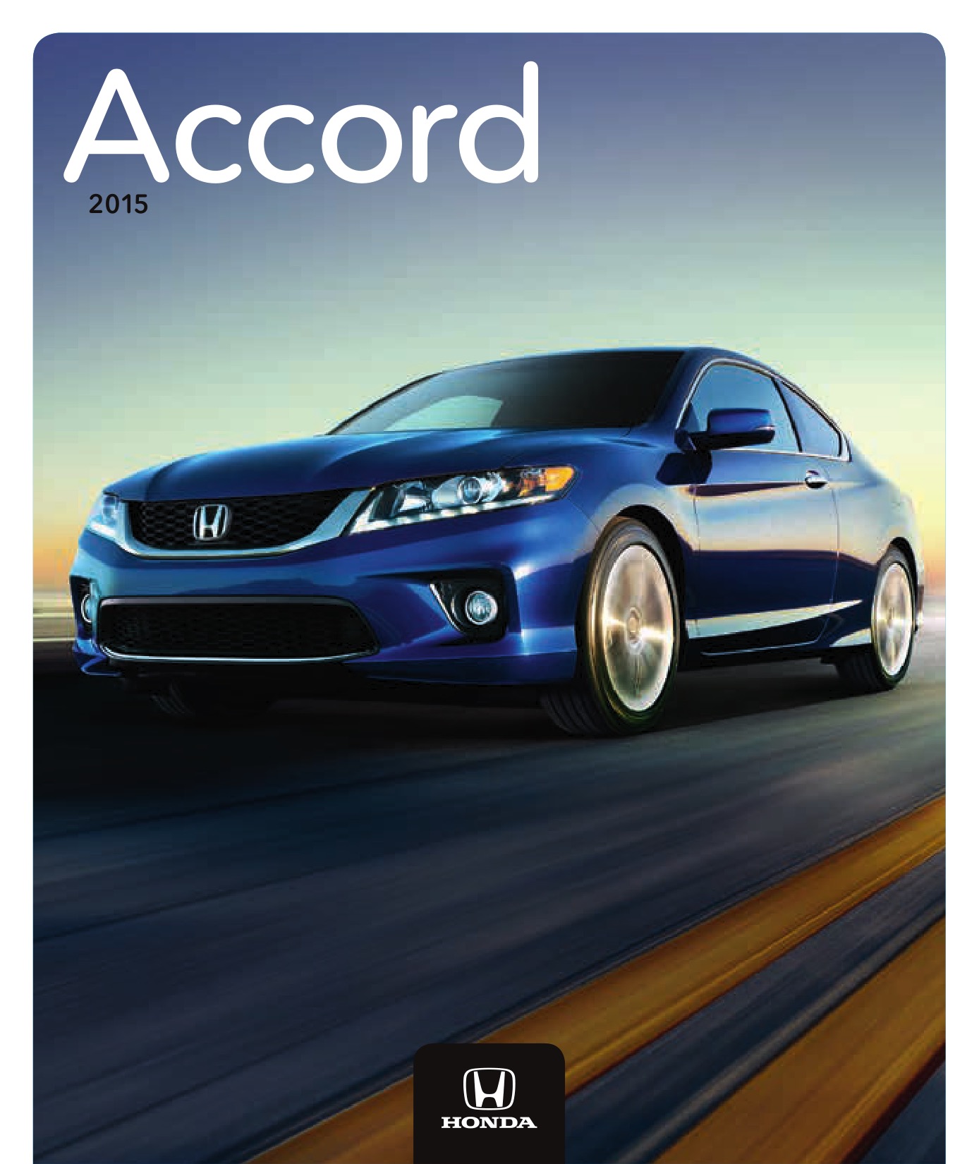 2015 Honda Accord Brochure